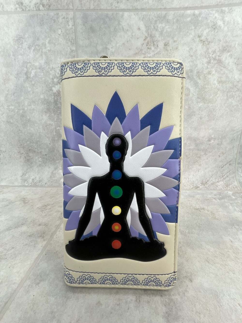 Shagwear Chakra Meditation Yoga Long Bi-Fold Wallet